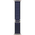 Obrázok pre výrobcu Apple Watch 49mm Navy Alpine Loop - Medium - Natural Titanium Finish